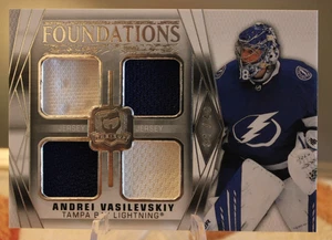 2020 Upper Deck The Cup ANDREI VASILEVSKIY Quad Jersey Patch /49 - Lightning - Picture 1 of 3