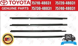 Toyota Lexus Genuine RX330 RX350 Door Window Belt Trim Molding Front & Rear Set - Picture 1 of 13