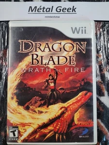 Dragon Blade Wrath of Fire Wii en caja original/fr probado ¡Envío gratuito en Canadá!! - Imagen 1 de 6