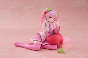 Hatsune Miku PVC Statue Desktop Cute Figure Sakura Miku Cherry Cushion Version - Picture 1 of 1
