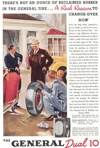1937 General Dual 10 Tires: A Real Reason Vintage Print Ad - Picture 1 of 1