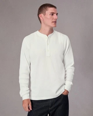 Waffle Knit Cotton Blend Henley by rag & bone White size M - Image 1 of 2