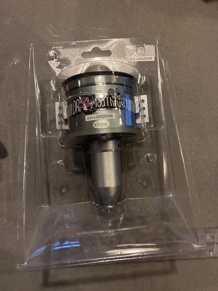 Ventilador Dr Mad Thrust 70 mm totalmente metálico con motor sin escobillas Edf NOS modelo R/C Foto 1 de 4