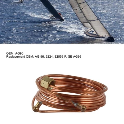 Mechanical Oil Pressure Gauge Tubing Kit 72in Copper Tubing Installation SU - Image 1 of 4