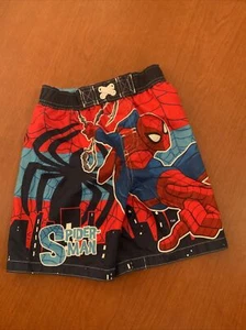 Marvel Spider-Man Swim Trunks Board Shorts Boy's Size 4T - Picture 1 of 6