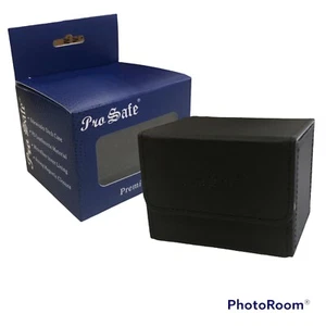 Pro Safe BLACK Premium Deck Case Faux Leather Magnetic Storage Microfiber 34201 - Picture 1 of 1