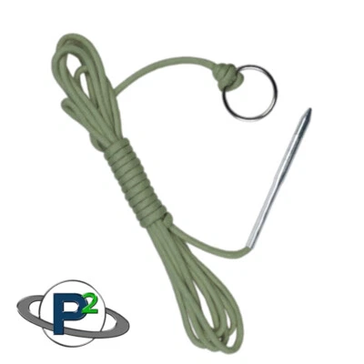 Kit de cuerdas de pesca 550 Paracord - Cable de 10 pies de 550 lb con rosca Foto 1 de 2