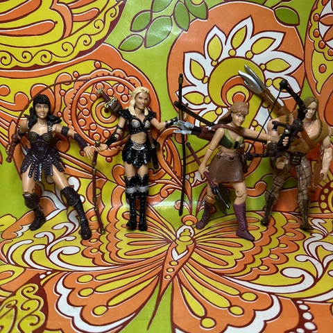 ToyBiz Xena, Hercules, Callisto,and Gabriel Vintage Action Figures vgs 1995/1998 Cover