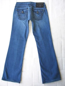 Jean True Religion Tony Super T Bootcut para mujer talla 27 azul desgastado + elástico L30 - Imagen 1 de 11