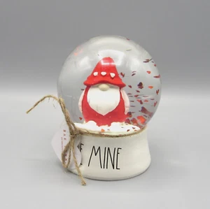 RAE DUNN VON MAGENTA "BE MINE" SCHNEEKUGEL VALENTINSTAG NEU MIT ETIKETT - Bild 1 von 11