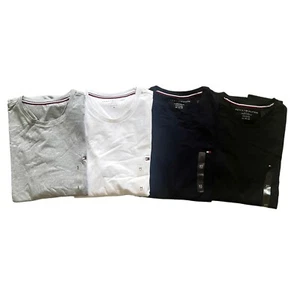 Tommy Hilfiger Men's Essential Stretch Cotton Slim Fit Long Sleeve T-shirt Tee - Picture 1 of 34