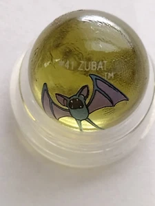 Vintage #41 Zubat Yellow Pokemon Marble - Picture 1 of 5