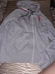 Psycho Bunny Brancote Heather Grey Men's Hoodie Small - Picture 1 of 2