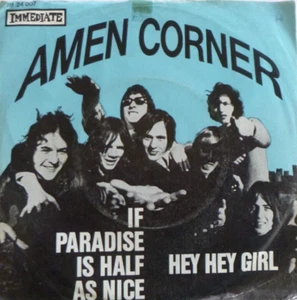 7" 1969 BEAT ! AMEN CORNER : If Paradise Is Half As Nice / MINT-? \ - Bild 1 von 1