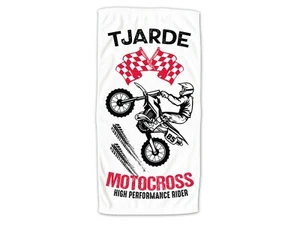 Kinder Handtuch Motocross, High performance Rider, personalisiertes Geschenk - Bild 1 von 4