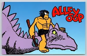 Postkarte Alley Oop Dinosaurier VT Hamlin 1995 FDC USPS Comics Klassiker Sammlung - Bild 1 von 2