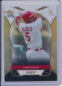 Albert Pujols 2025 Topps Welcome To The Club "3X MVP" Gold Foil Parallel /50 -K - Picture 1 of 2