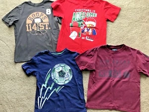 LOT BOYS SHORT SLEEVE T-SHIRTS ATHLETIC SHIRTS SZ M 7 8 THE LEGO MOVIE & SPORTS - Picture 1 of 11