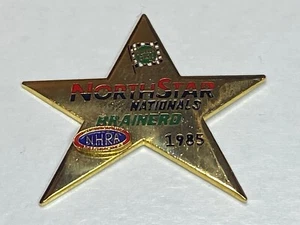 NHRA Drag Race Pin Quaker State NorthStar Nationals Brainerd Minnesota MN 1985 - Picture 1 of 2