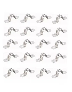 20x 2 Hole Conduit Strap Clamp Zinc Plated Steel Rigid/IMC Pipe ID 1" Snap-on - Picture 1 of 7