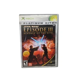 microsoft xbox lucas arts star wars episode III revenge of the sith platuinum hi - Picture 1 of 3