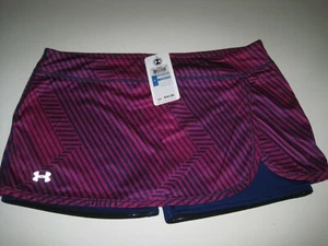 $44.99 UNDER ARMOUR 2 IN 1TENNIS SKORT 1228194 652 PURPLE WOMEN'S SIZE XL NWT - Picture 1 of 6