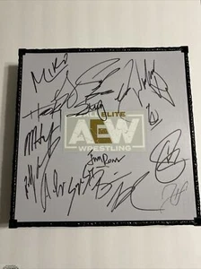 Anello di wrestling firmato AEW 17 AEW lottatori prova raro Adam Page Sting! - Foto 1 di 2