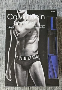 Calvin Klein Men's Intense Power Hip Briefs Microfiber 2-Pack Size S L - Picture 1 of 9
