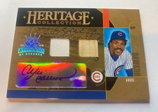 Andre Dawson - 2005 Donruss Diamond Kings Heritage Autograph Bat Jersey Auto /50