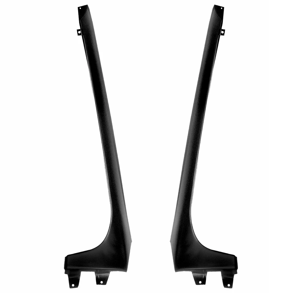 Par de envoltura de pilar exterior parabrisas Chevelle El Camino 1966~1967 diestro+izquierdo (metal) Foto 1 de 1