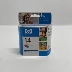 Cartucho de tinta tricolor original OEM C5010DN HP 14 vencimiento pasado - Imagen 1 de 4