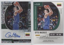 2020-21 Panini Prizm Draft Picks Prospect Fast Break Gytis Masiulis #PA-GM Auto