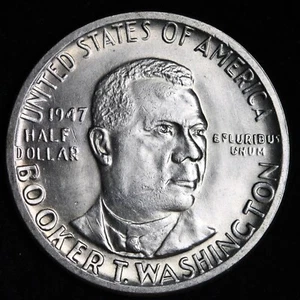 1947 Booker T Washington Silver Half Dollar BU *UNCIRCULATED* MS E378 YYNH - Picture 1 of 2