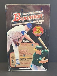 1999 Bowman Series 1 MLB Baseball Factory Sealed Hobby Box  - Bild 1 von 2