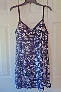 Traje de baño para damas Plus puntos movimientos talla 22W escapes tropicales nuevo con etiquetas - Imagen 1 de 2