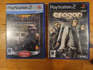 Jeux SONY PS2 SOCOM 3 + ERAGON PlayStation 2 PAL FR - Picture 1 of 8
