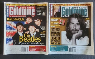 GOLDMINE MAGAZINE NOV 2004 & 2005 ANNUAL BEATLES ISSUES! MUSIC, PHOTOS,  VG Foto 1 de 4