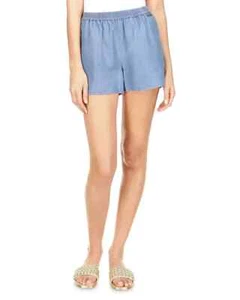 Michael Michael Kors L23005 Womens Blue Chambray Pull On Shorts Size XXL - Picture 1 of 4