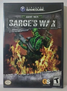 Army Men Sarge's War (GameCube, 2004) CIB, tarjeta de registro, etiqueta negra probada - Imagen 1 de 9