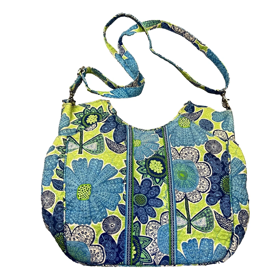 Bolso de Hombro Vera Bradley Mujer Acolchado Cierre Magnético Doodle Daisy Foto 1 de 4