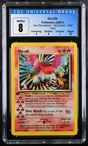 2001 Pokemon Neo Revelation - 1st Edition Ho-oh #7 – CGC NM/MINT 8 - Picture 1 of 2