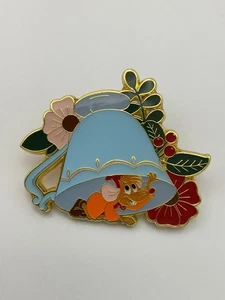 Disney Loungefly Floral Sidekicks Pin Jaq Teacup Cinderella E6 - Picture 1 of 2