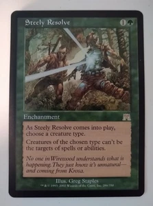 Steely Resolve - Onslaught - MTG - Magic The Gathering - Picture 1 of 2