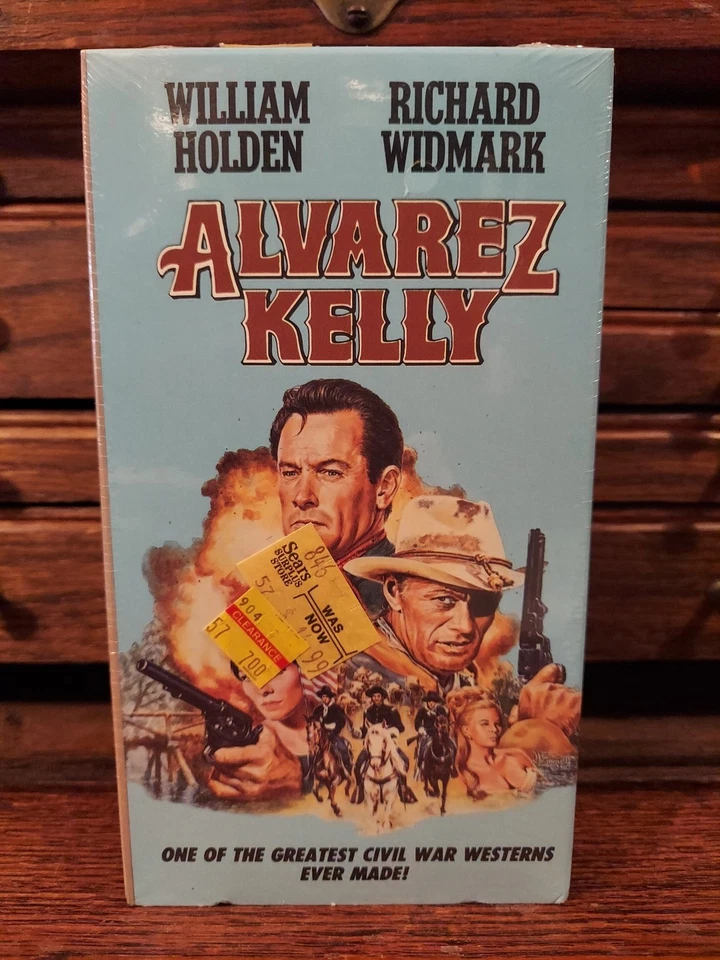 Alvarez Kelly VHS 1988 William Holden & Richard Widmark Sealed NIP 1966 Foto 1 de 4