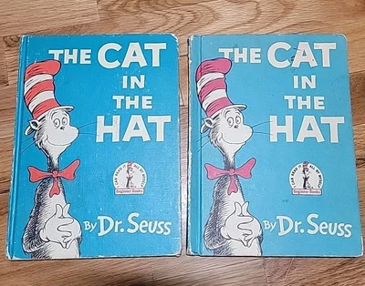 Lot Of 2 THE CAT IN THE HAT 1957 Book Club Editions  — 第 1/4 张图片