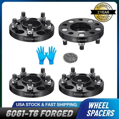 (4) 20mm Hubcentric 5x4.5 5x114.3 Wheel Spacers For 2009-2018 Nissan GT-R - Image 1 of 4