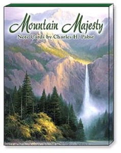 LEANIN TREE Mountain Majesty 12 biglietti appunti e buste #34606~3 ogni 4 disegni - Foto 1 di 10