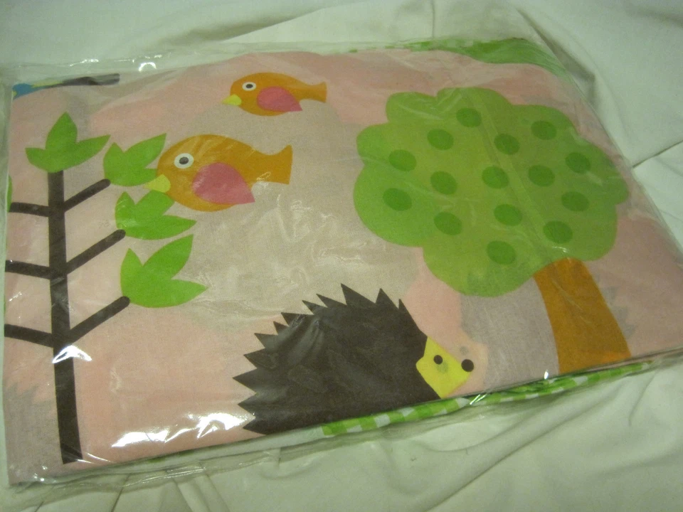 NUEVO-HOOT BÚHOS/ÁRBOLES/PÁJAROS/NIÑOS DE LA NATURALEZA FALDA CAMA COMPLETA Y 2 FUNDAS ESTÁNDAR Foto 1 de 1