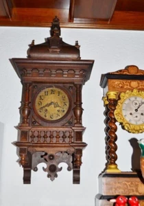 RARE HISTORICISM Magnificent Lock Regulator Circa 1890 Working 3nsa1 - Picture 1 of 11