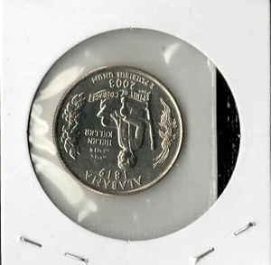 Moneda Estados Unidos 25 Céntimos (Washington) 2003 D, Alabama, de conjunto como nueva - Imagen 1 de 2